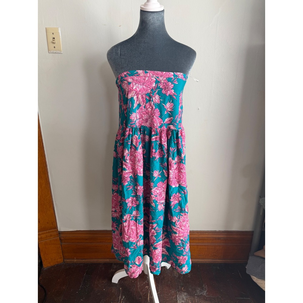 Abel the Label Floral Maxi‎ Skirt Tiered Boho Convertible Dress Anthropologie s - Picture 2 of 6